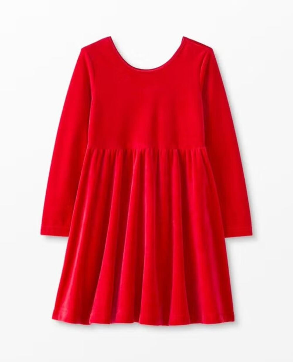 Hanna Andersson Velour Super Soft Skater Dress 3T